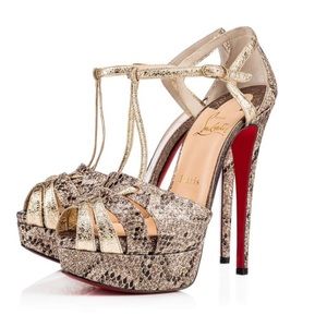 NEW Glennalta 150 Gold Glitter Platform Pump